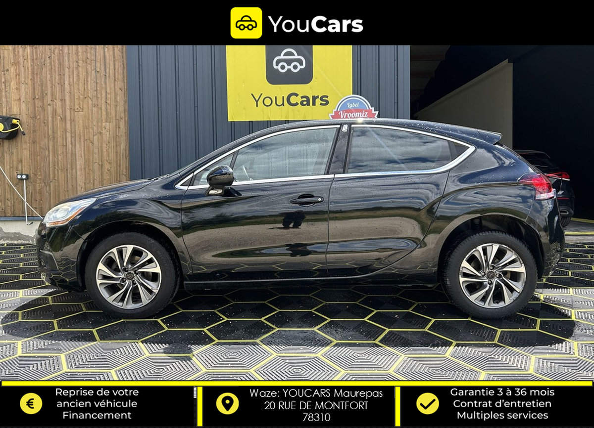 Citroën DS4 CHIC 1.6 HDi 115 cv ENTRETIEN CITROEN - KIT DISTRIBUTON FAIT - TOIT ZENITH