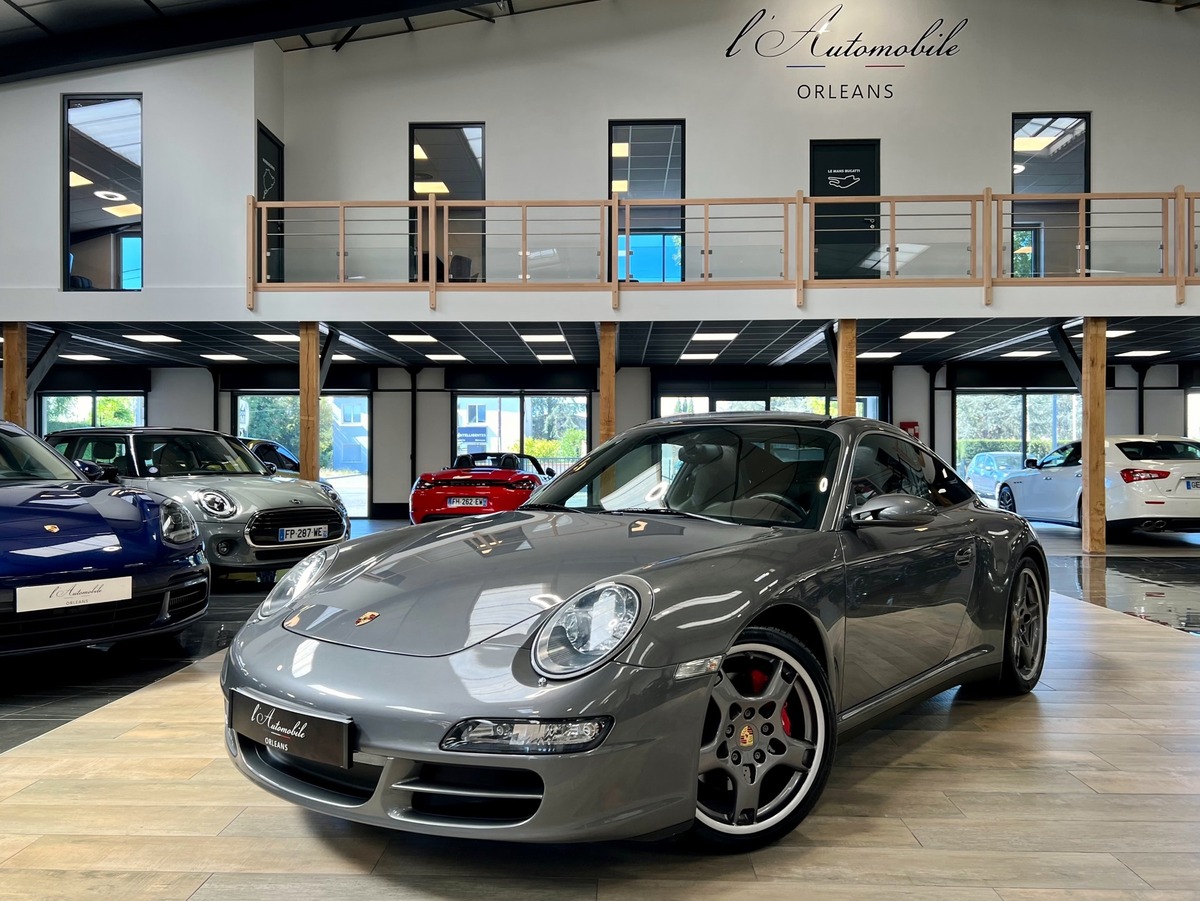 Porsche 911 997 TARGA 4S 3.8 355 METEOR GRAU BVM6 