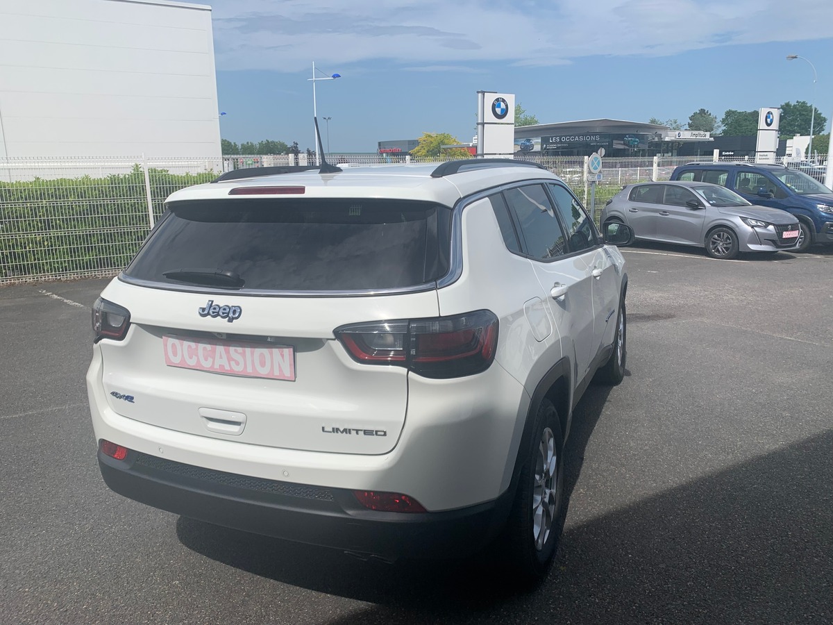 Jeep Compass 190 ch | Limited | Apple car Play | Caméra de recul | Régulateur de vitesse adaptatif