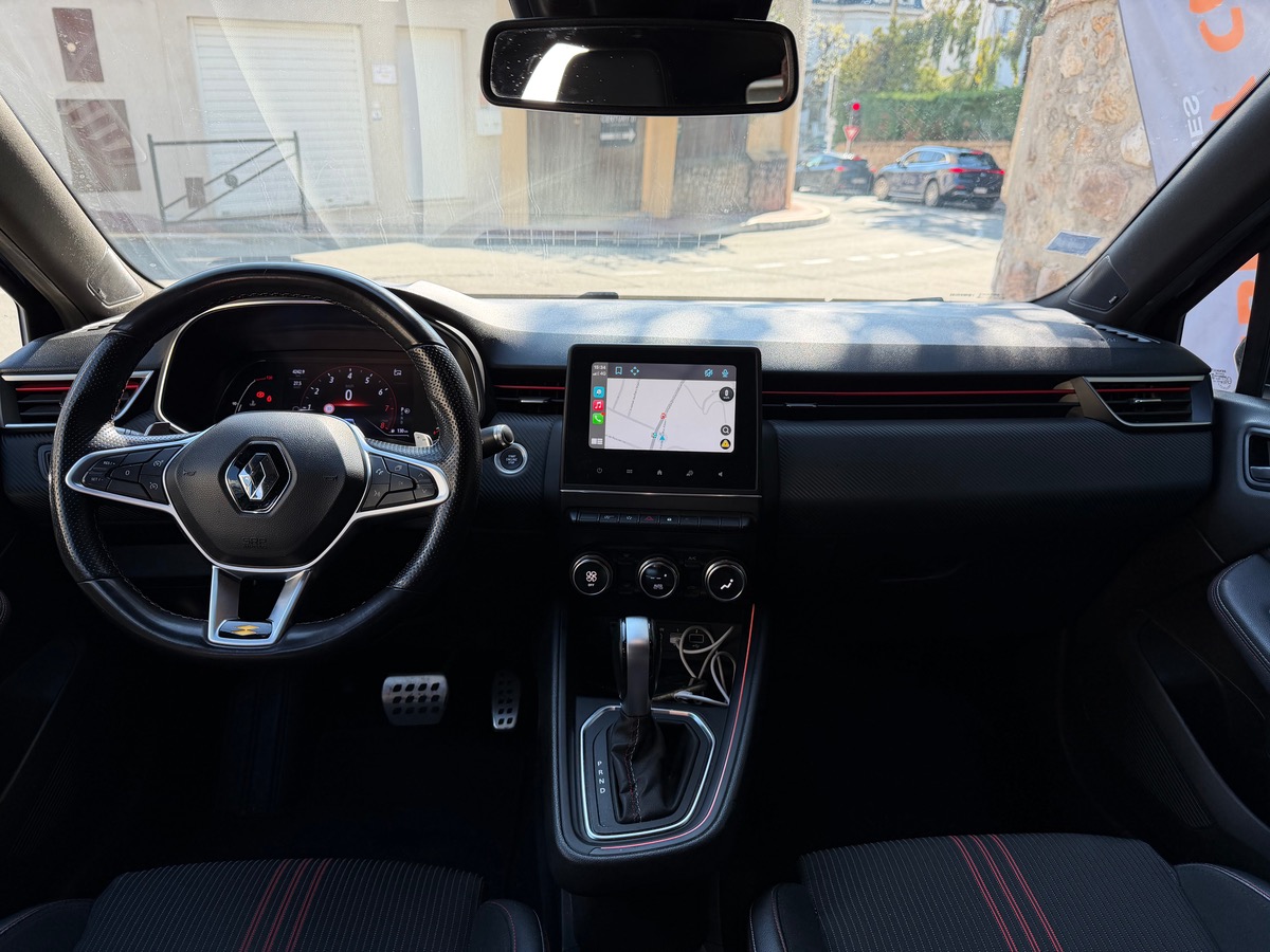 RENAULT Clio V  1.3 TCE 130 CV / RS LINE / Carplay / Caméra de recul /Full Black /KM Réel/ Son Focal