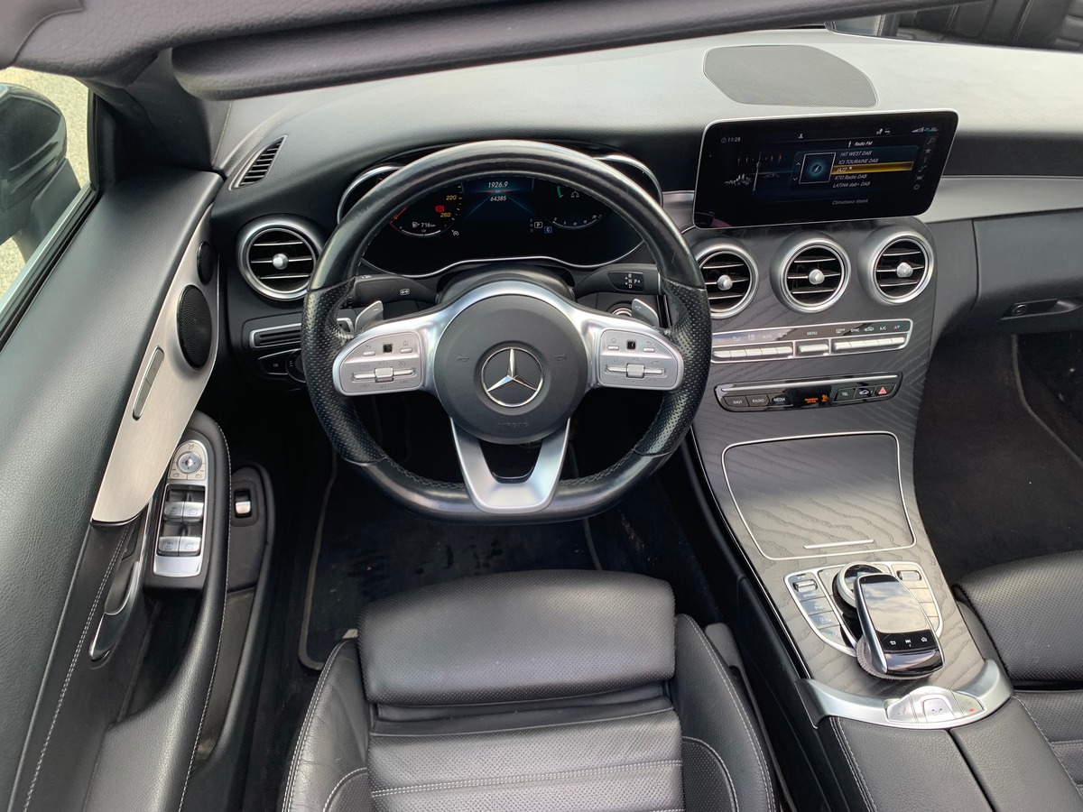 Mercedes-Benz Classe C Cabriolet 194 ch | AMG Line | Siéges électriques chauffants | Caméra de recul
