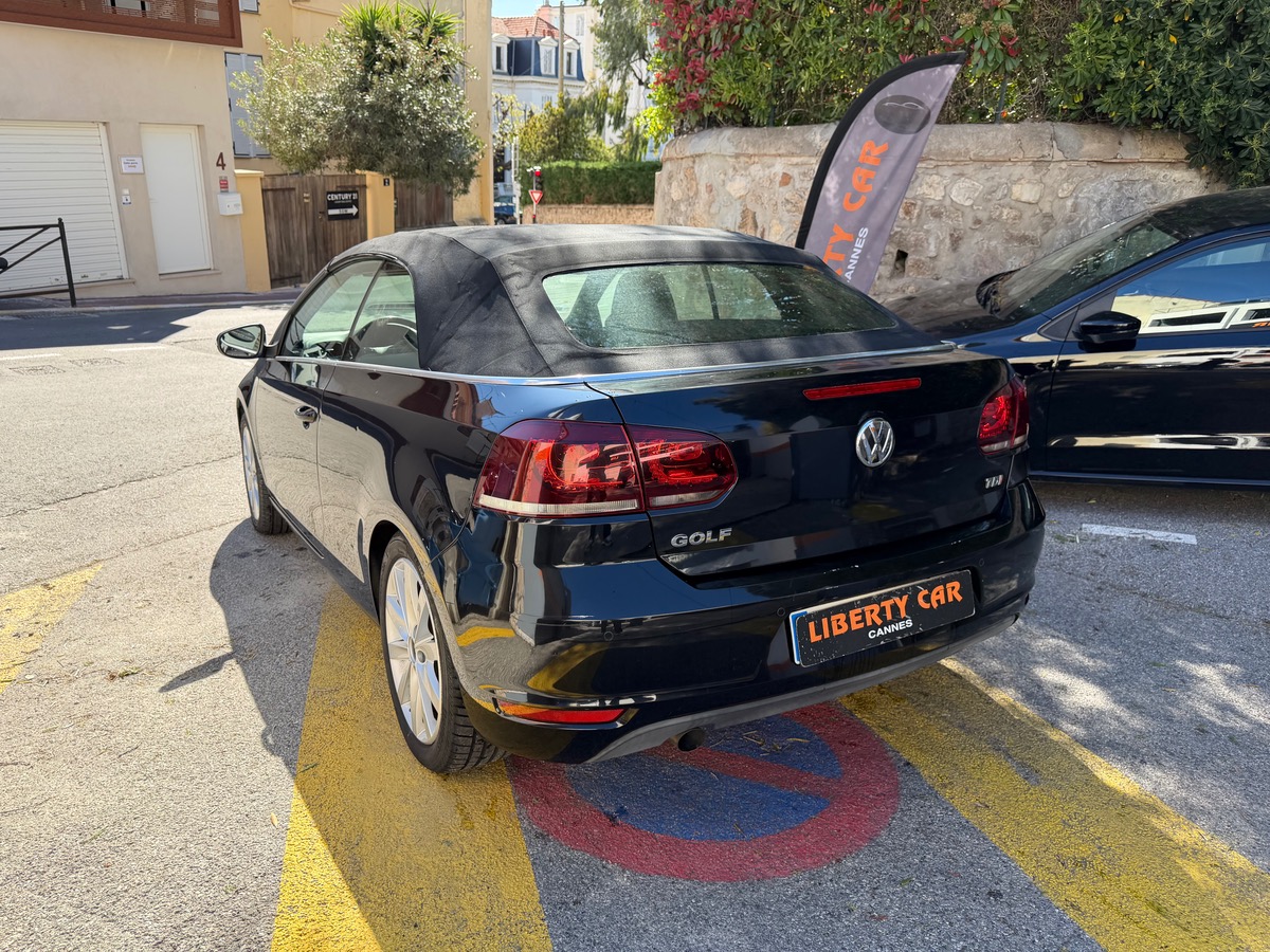 Volkswagen Golf VI CABRIOLET 1.6 TDI 105 CV / Carat / intérieur Cuir Alcantara/ Radar Arr et Avt