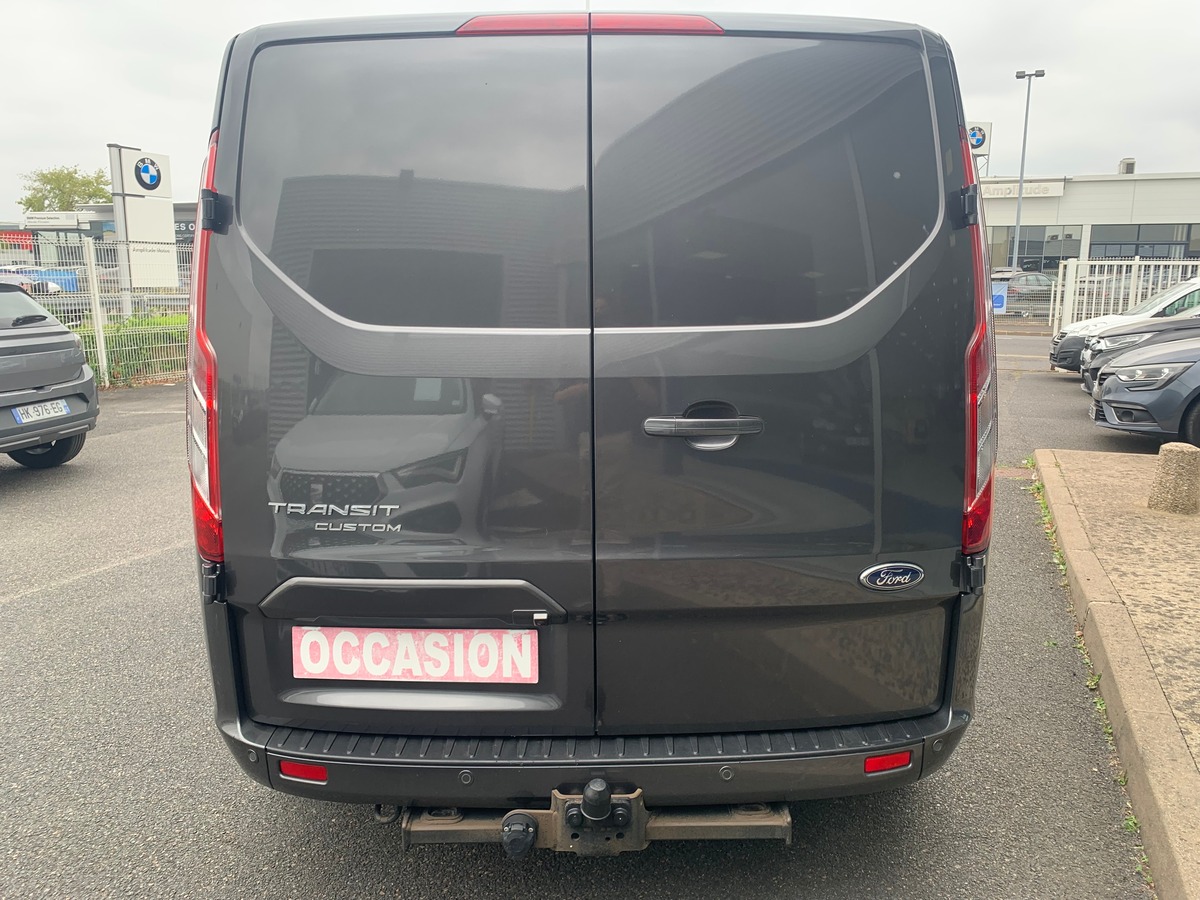 Ford TRANSIT CUSTOM 130 ch | L1H1 Trend Business | 3 Places | Caméra recul | Attelage | Roue secours