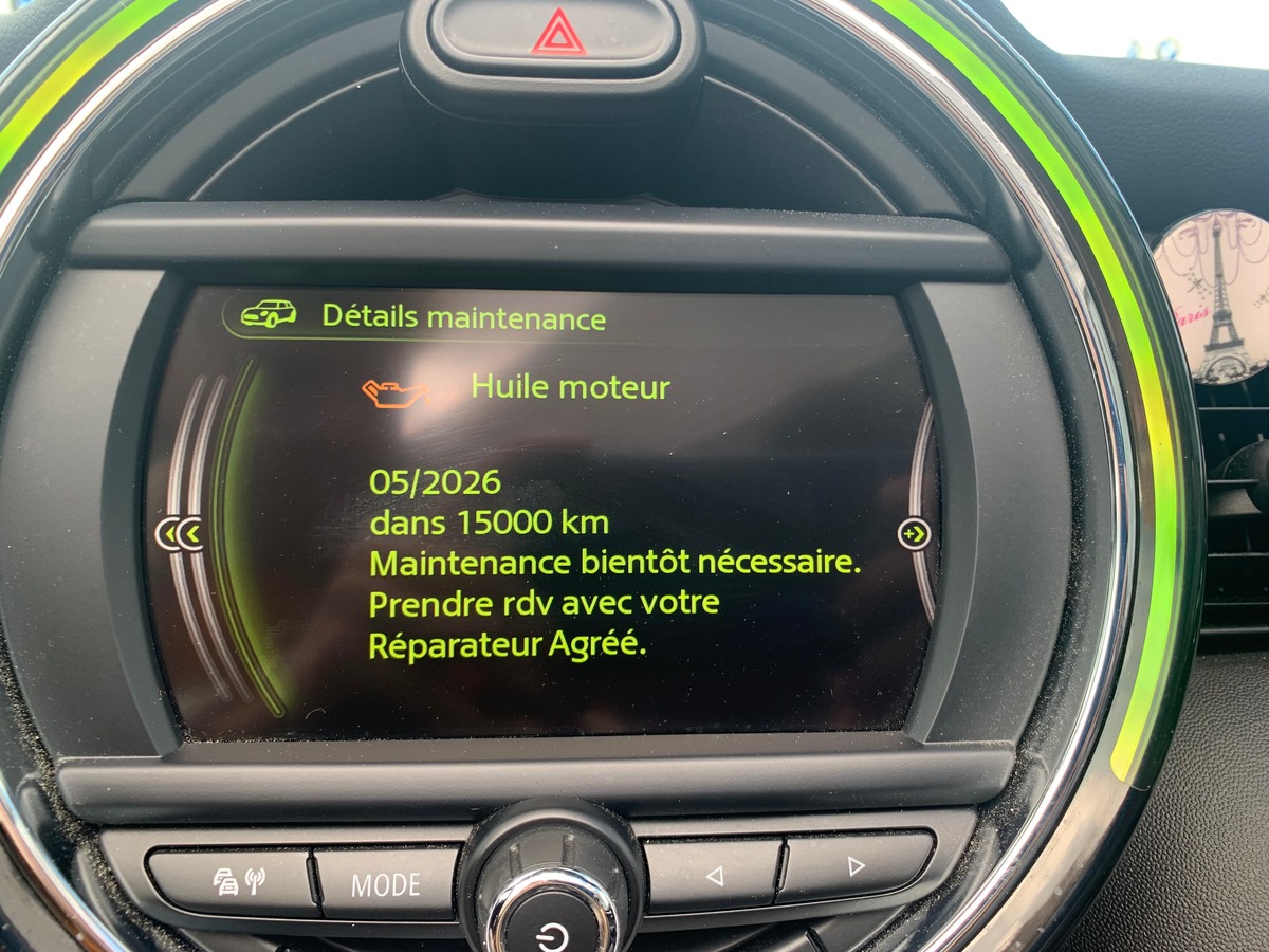 Mini Cabrio 192 chevaux | S | Mode Sport | Siéges chauffants | Régulateur de vitesse | Radar arrière