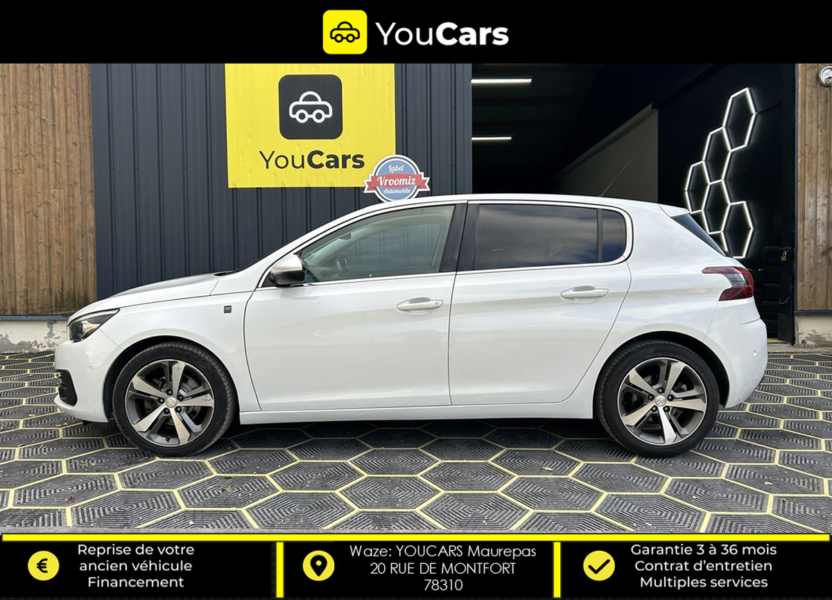 Peugeot 308 TECH EDITION Phase II 1.5 BlueHDi EAT8 130 cv BOITE AUTO - INTERIEUR SEMI CUIR