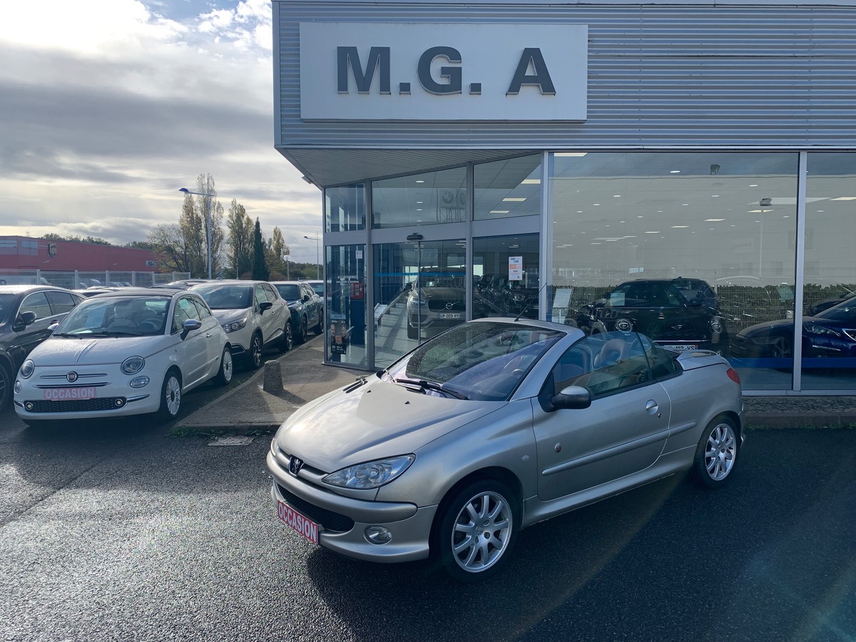 Peugeot 206 CC 136 ch | Rolland Garros | Sellerie cuir | Climatisation automatique | Jantes Alu