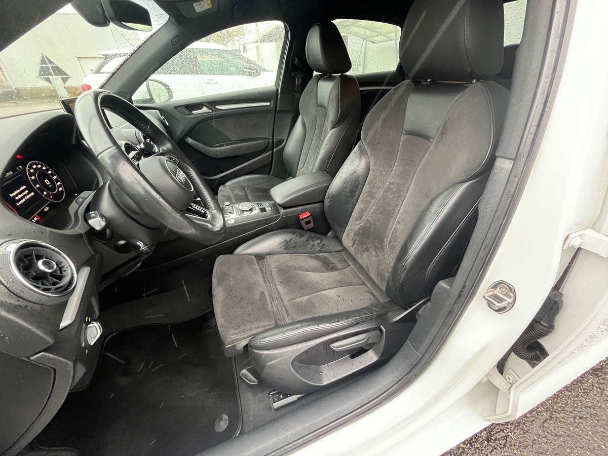 Audi A3 Berline 2.0 150ch BUSINESS DSG, SUIVI COMPLET, VIRTUAL COCKPIT, CAMERA, KEYLESS, REGULATEUR