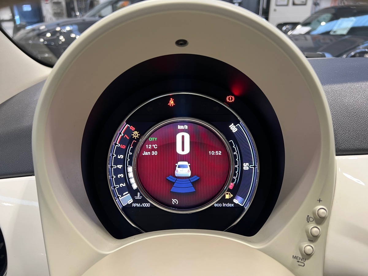 Fiat 500 III Phase 3 1.2 MPi S&S 69 Lounge Bluetooth/Toit Pano/Radars Recul