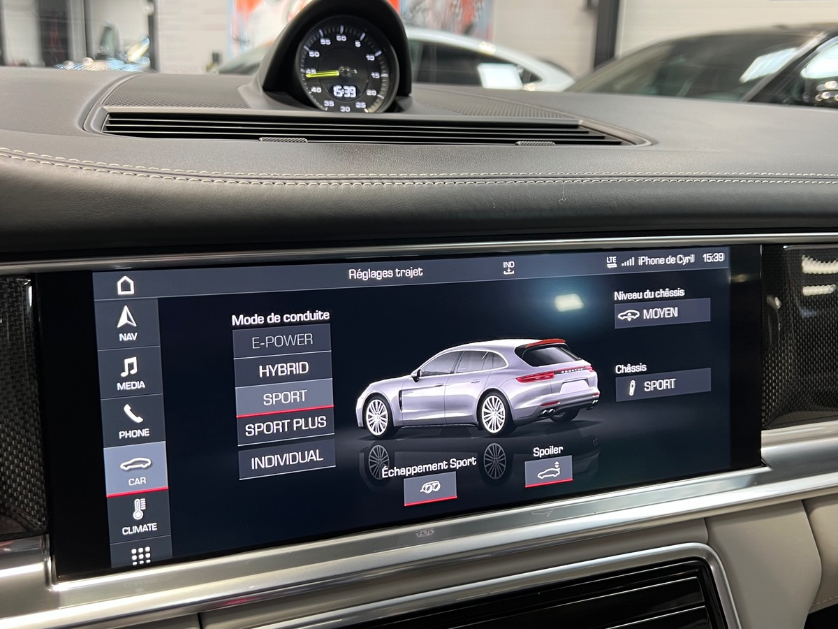 Porsche Panamera SPORT TURISMO HYBRID 462CV fr - 40.000 EUROS OPTIONS - CARBONE  PDLS+