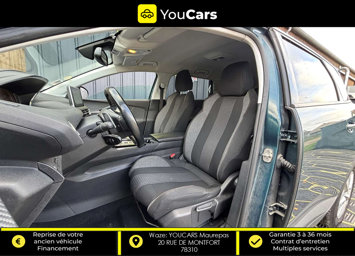 Peugeot 5008 II 1.5 BlueHDi EAT8 130 cv Boîte auto RADAR DE RECUL AV/AR ENTRETIEN A JOUR 7 places