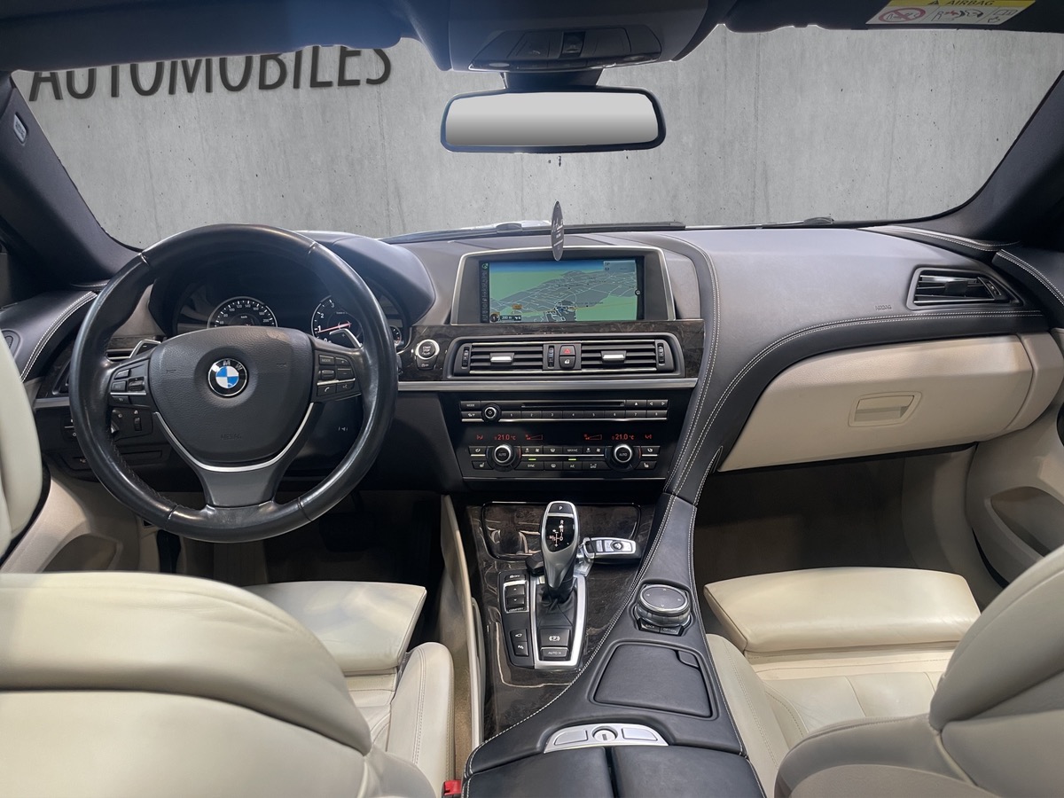 Bmw Série 6 (F06) GRAND COUPE 650i 4.4 V8 450CH - LUXE - CAMERA/TOIT PANORAMIQUE/SIEGES ELEC