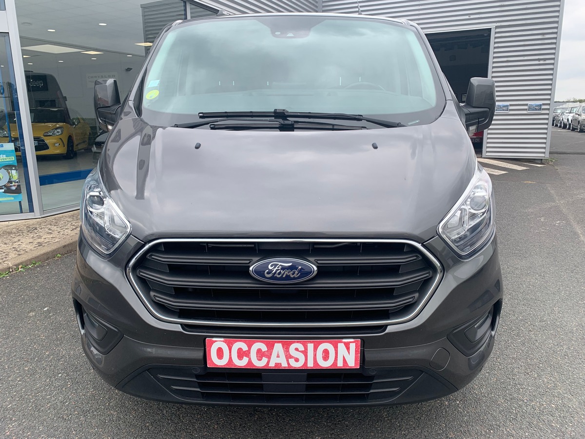 Ford TRANSIT CUSTOM 130 ch | L1H1 Trend Business | 3 Places | Caméra recul | Attelage | Roue secours