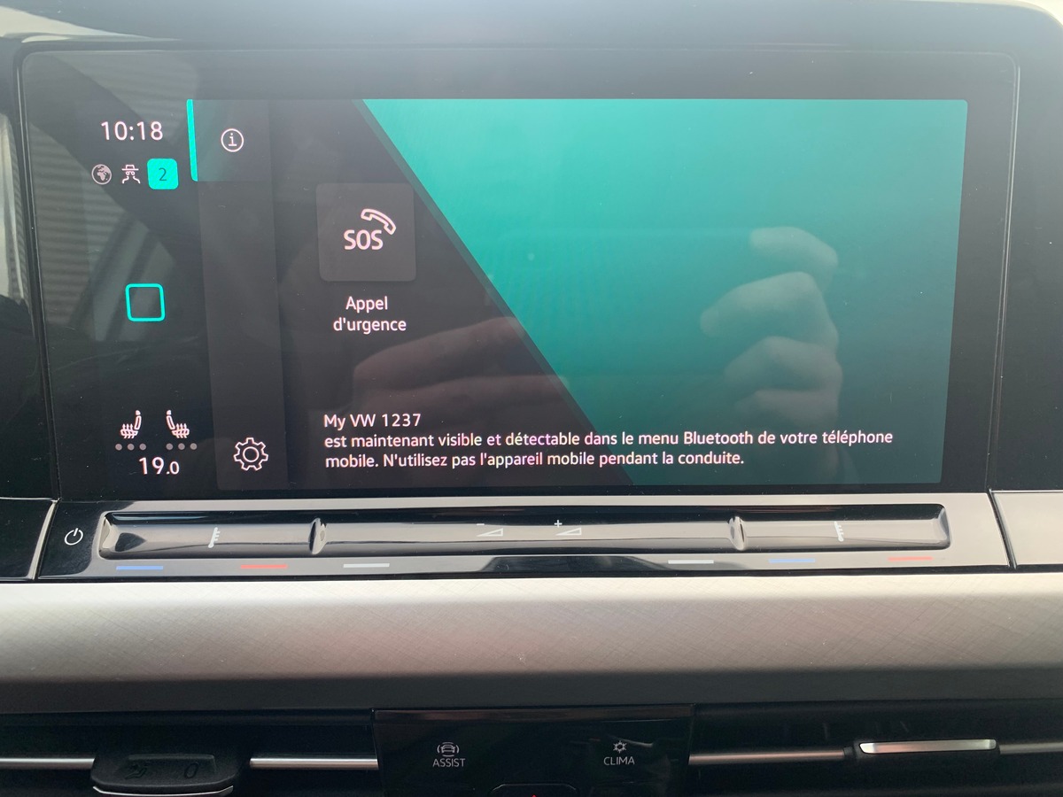 Volkswagen GOLF 8 130 ch | Stage 1 Ethanol | Apple car Play | Radar avant arriére | Siéges chauffant