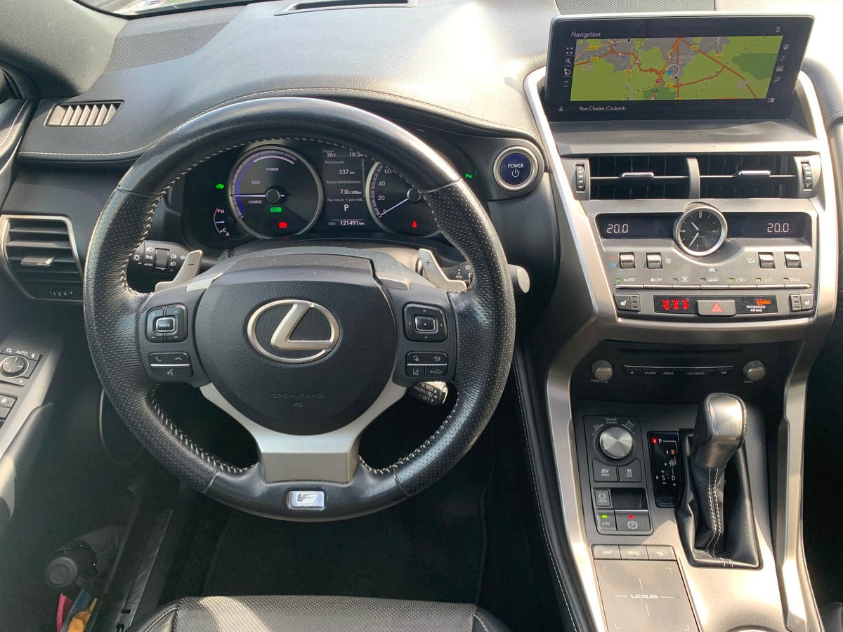 Lexus NX 300h 197 ch | F-SPORT 4WD | Caméra de recul | Siéges électriques | Toit panoramique | GPS