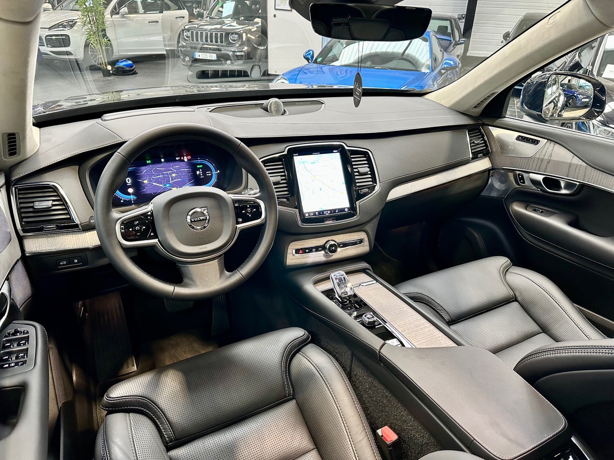 Volvo XC90 II (2) T8 AWD 455 Ultimate Style Chrome Geartronic 8 7PL 1ère Main TVA b