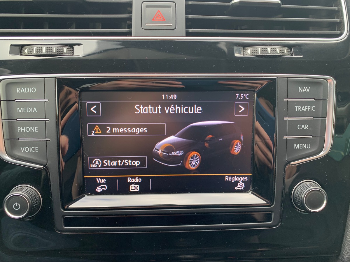 Volkswagen Golf 105 ch | Régulateur vitesse | Radar de stationnement avant arriére | GPS | Bluetooth