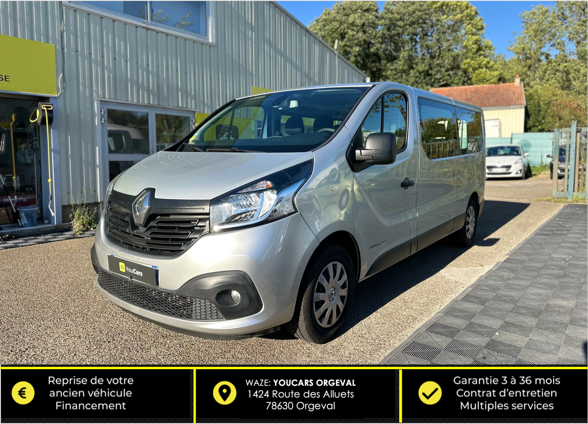 RENAULT Trafic Combi L1 1.6 dCi Energy 125 cv - CAMERA DE RECUL - CLIMATISATION - ECRAN AUTORADIO