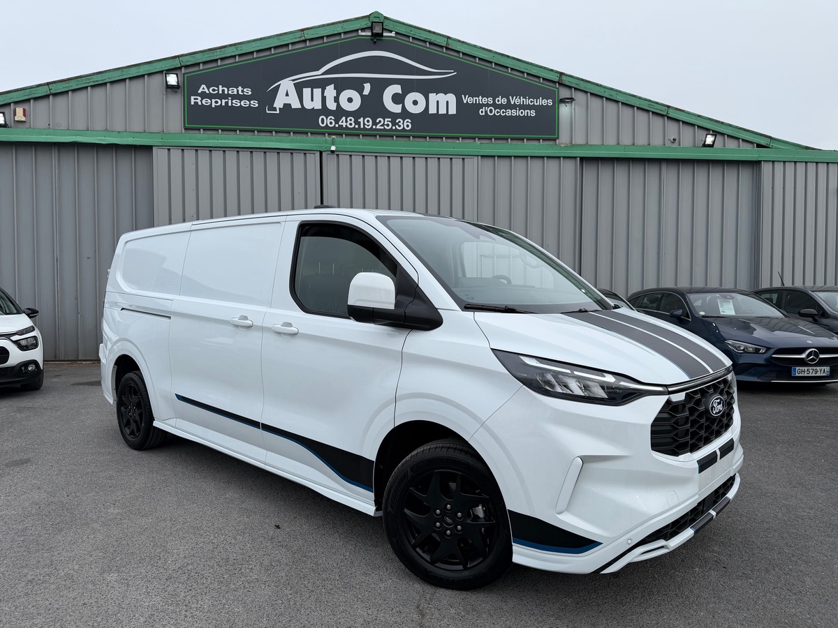 Ford TRANSIT CUSTOM 320 L2H1 2.0 TDCI 170CH BVA8 SPORT / TVA RÉCUPÉRABLE