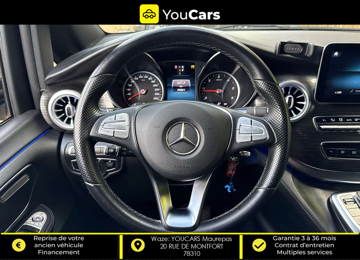 Mercedes-Benz Classe V Phase 2 300 1.9 CDI 16V 4MATIC 9G-TRONIC 237 cv FULL OPTIONS / TELEVISION