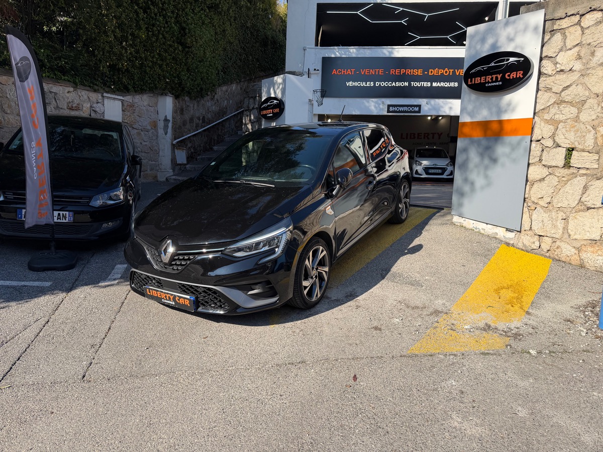 RENAULT Clio V  1.3 TCE 130 CV / RS LINE / Carplay / Caméra de recul /Full Black /KM Réel/ Son Focal