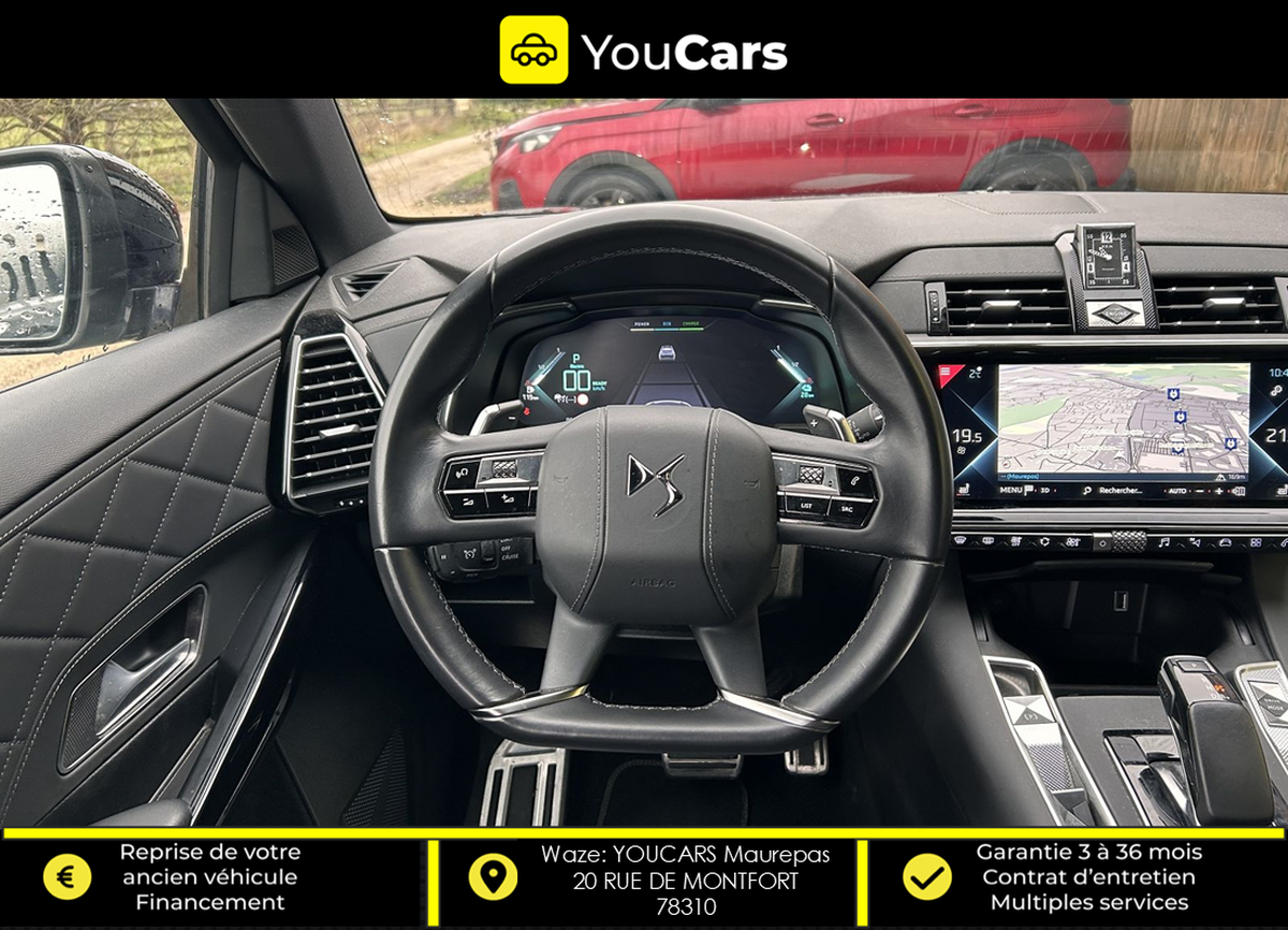 DS DS 7 RIVOLI Crossback E-tense 1.6 THP 225 Plug in Hybrid 181 cv SIEGES ELECTRIQUE CHAUFANTS