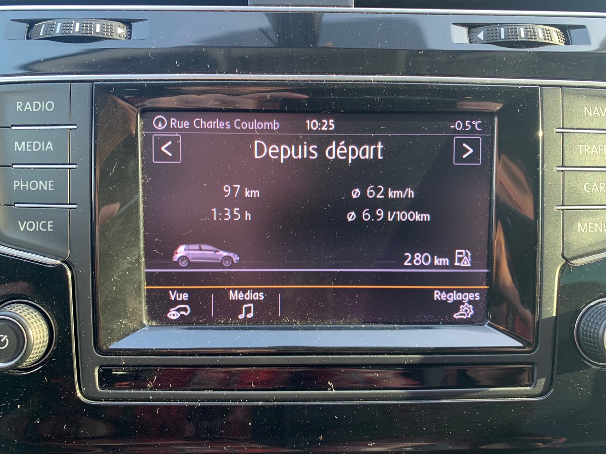 Volkswagen Golf 150 | Carat | JA 18" Durban | Suspensions Sport | Régulateur vitesse et de distance