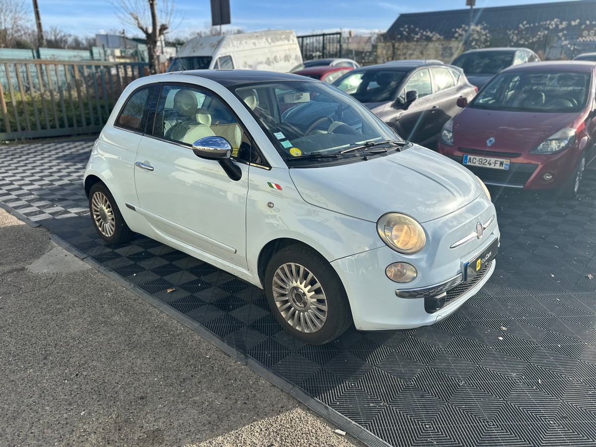 Fiat 500 1.2 MPi 69 cv - CLIMATISATION -  MODE CITY - TOIT PANORAMIQUE