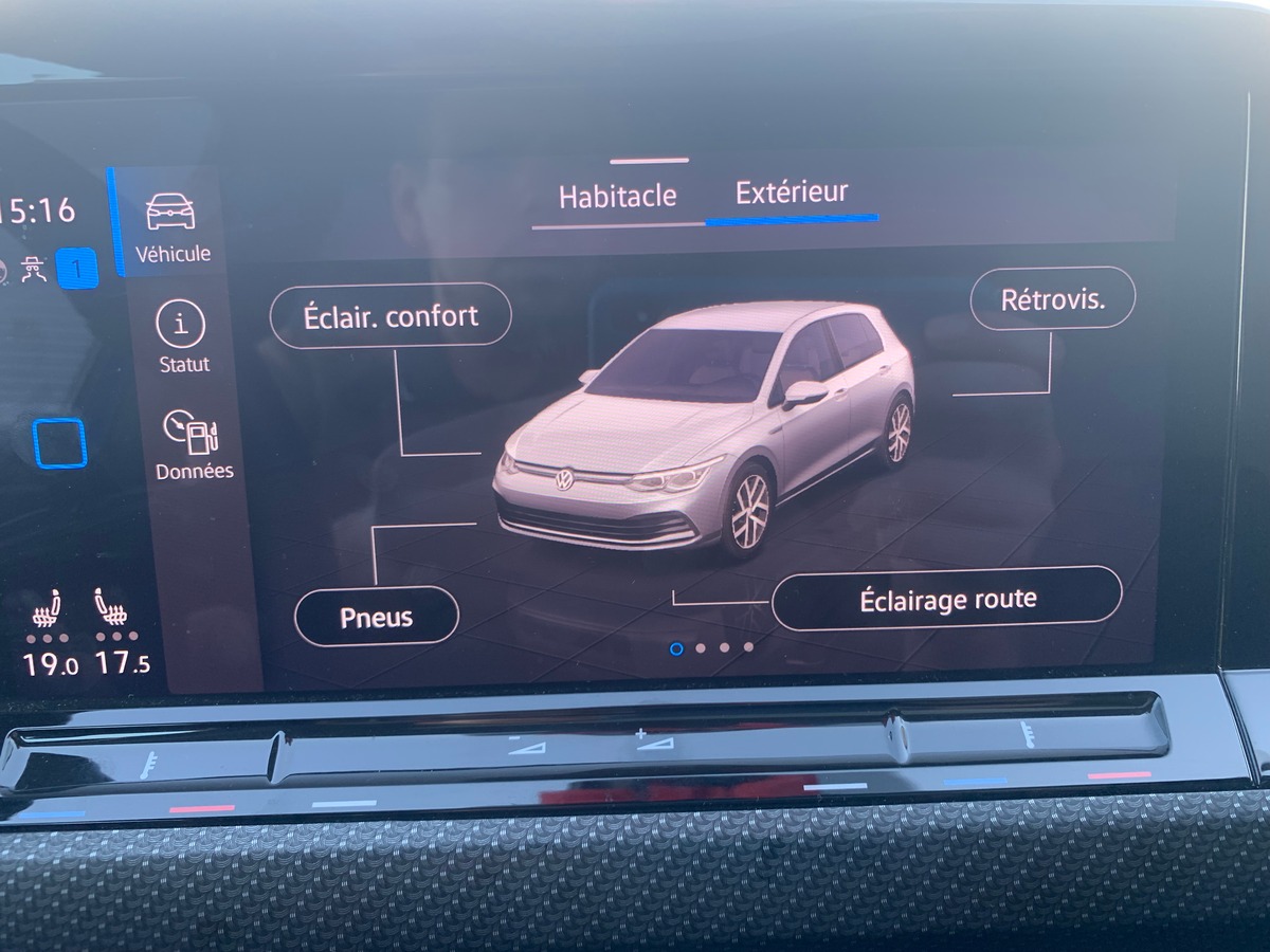 Volkswagen GOLF 8 320 chevaux | R | Toit ouvrant | Caméra de recul | Apple car play | GPS | Attelage