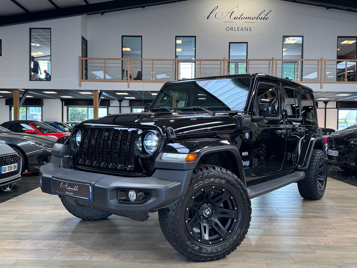 Jeep Wrangler 4XE 380CV UNLIMITED 4X4 OVERLAND JANTES RIDGE RUGGED 17°/CAM/ALPINE C