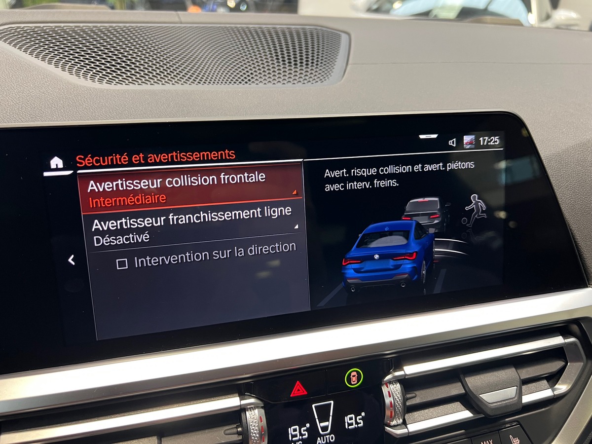 Bmw Série 4 (G22) COUPE 420D 190 M SPORT BVA8 /PORTIMAO BLUE/TOIT PANO/HUD