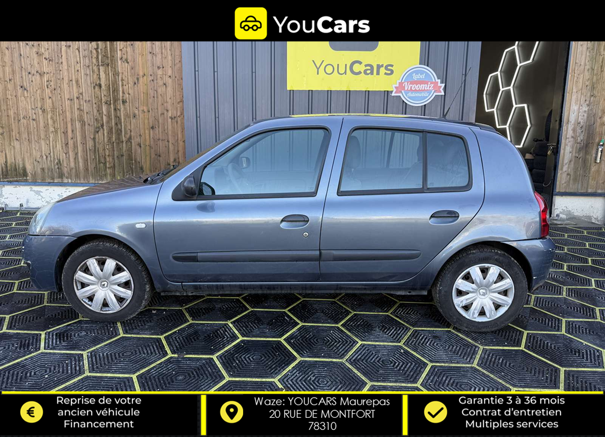 RENAULT Clio II 5 PORTES PHASE 2 CAMPUS 1.2 i 60 CV