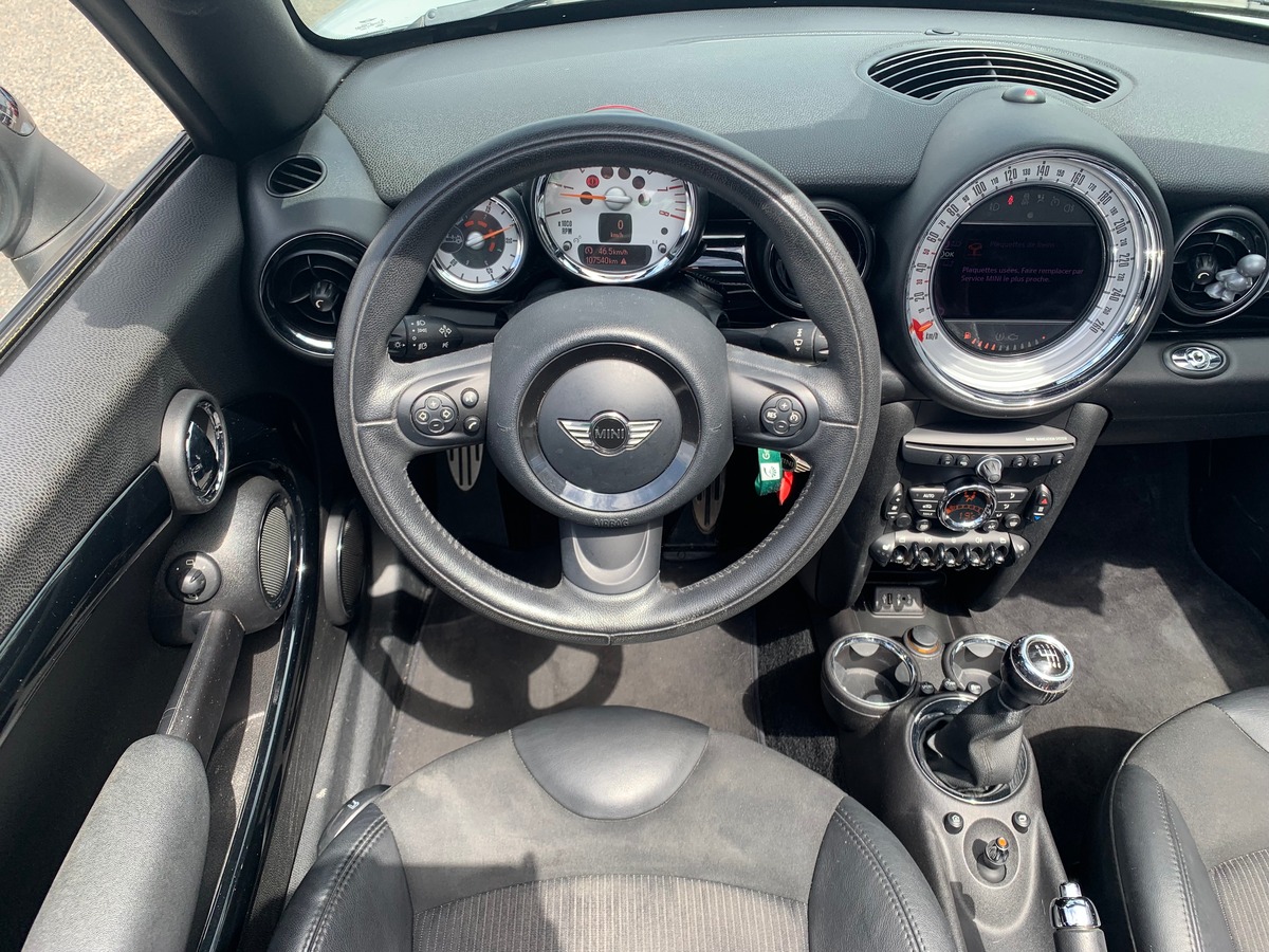 Mini Cabrio 184 ch | S | Mode Sport | Régulateur de vitesse | Bluetooth | GPS | Radar de recul