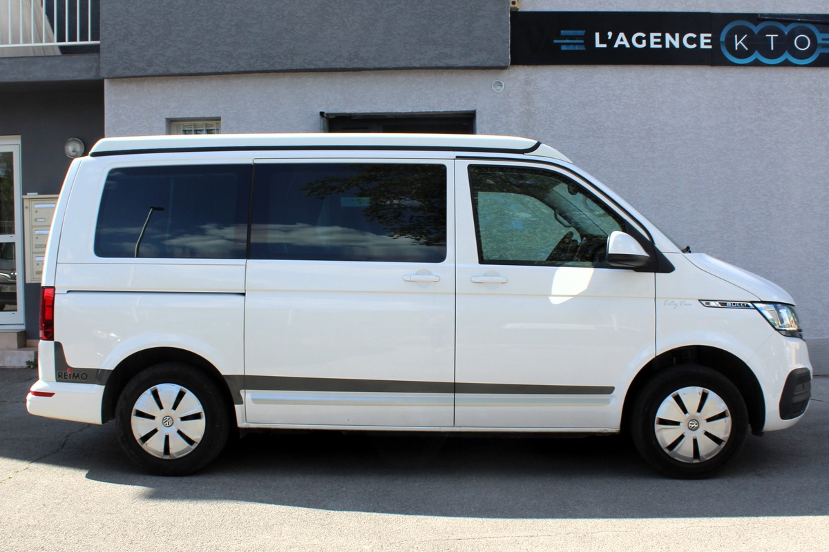 Volkswagen Transporter T6.1 TDi 150 ch DSG 7 AMENAGEMENT REIMO CITY VAN + CAMERA - CARPLAY - SOLAIRE