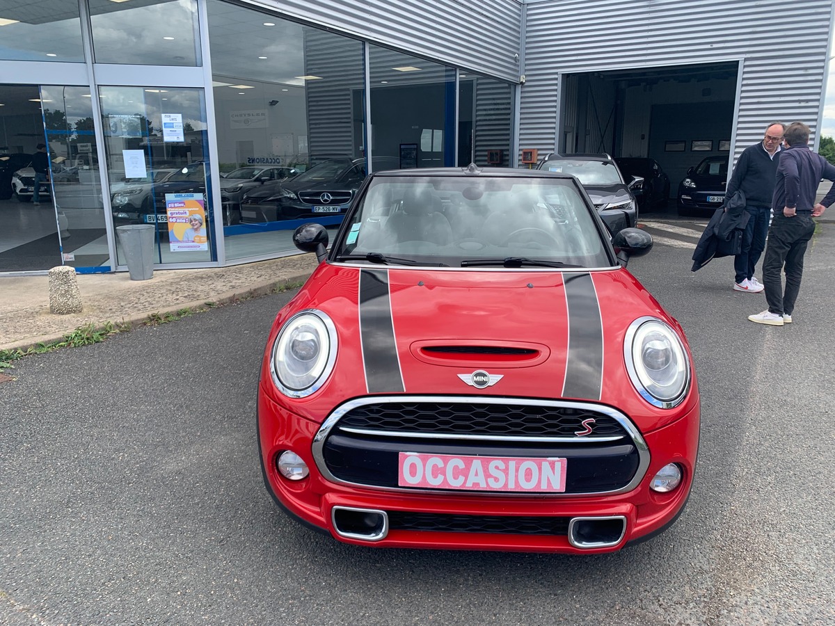 Mini Cabrio 192 chevaux | S | Mode Sport | Siéges chauffants | Régulateur de vitesse | Radar arrière