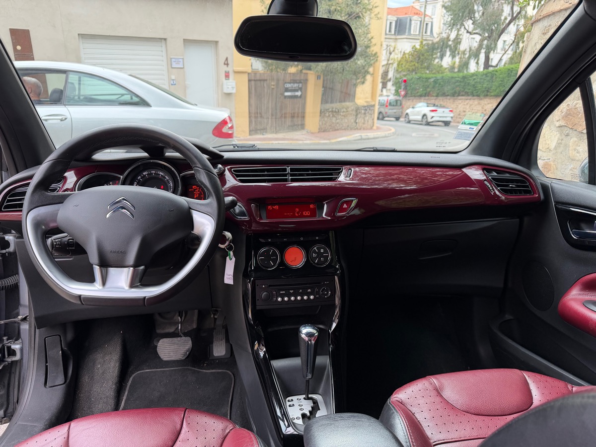 Citroën DS3 1.6 VTI 120 CV / KM Réel / Clim / Jantes / intérieur Cuir / Moteur à Chaine
