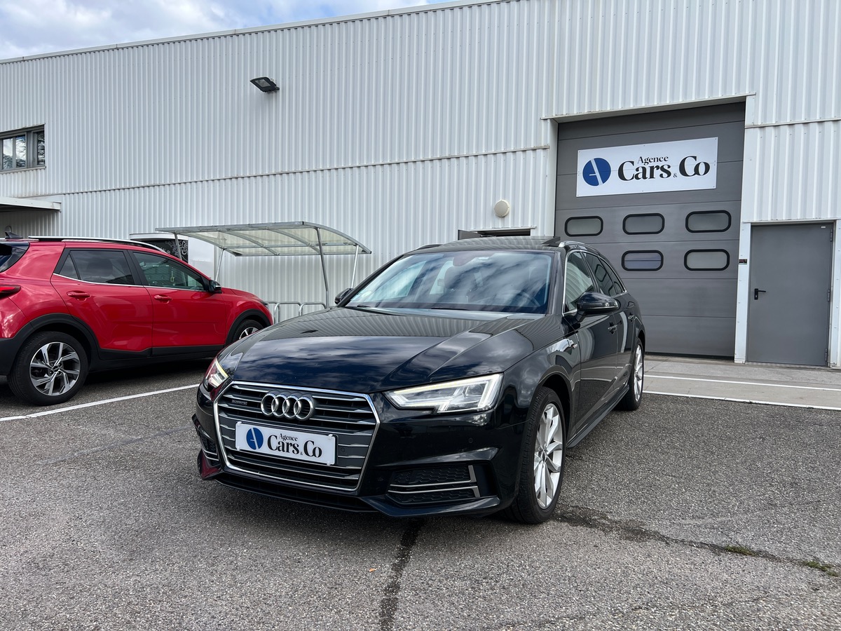 Audi A4 Avant SLINE 218cv 3.0 TDI QUATTRO, SUIVI COMPLET, TOIT OUVRANT, 4 ROUES HIVERS SUR JANTES
