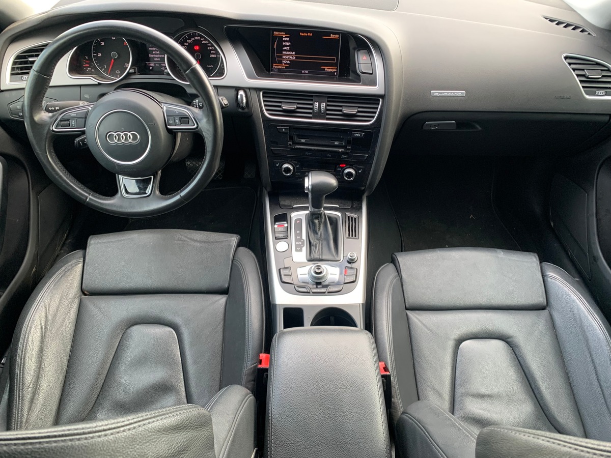 Audi A5 Sportback 245 | Ambition luxe | QUATTRO | Régulateur vitesse | GPS | Mains libres Bluetooth