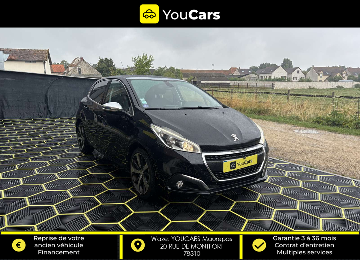 Peugeot 208 Phase 2 FELINE 5 Portes 1.2 THP EAT6 110 cv Boîte auto TOIT PANORAMIQUE CAMERA DE RECUL