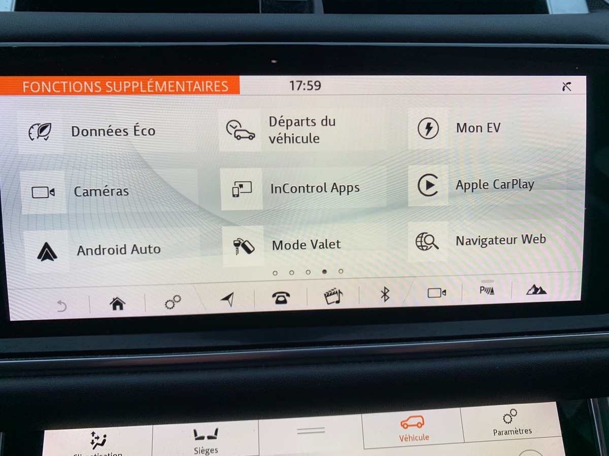 Land-Rover Range Rover Sport 404 ch | Sièges en cuir Windsor Ebony | Audio Meridian  | Toit ouvrant