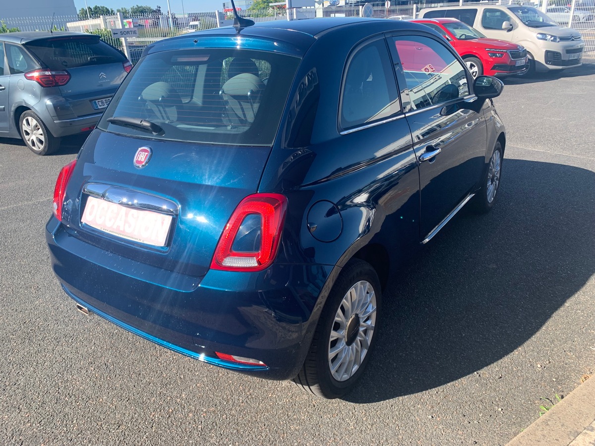 Fiat 500 70 chevaux | Lounge | Régulateur de vitesse | Uconnect | Radar de stationnement arrière