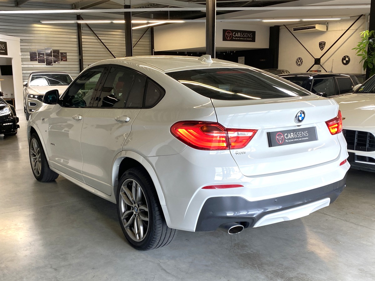 Bmw X4 II (F26) XDRIVE20D 190 Ch M SPORT BVA8 / Caméra 360° / Sièges chauffants / Pack Black / Leds