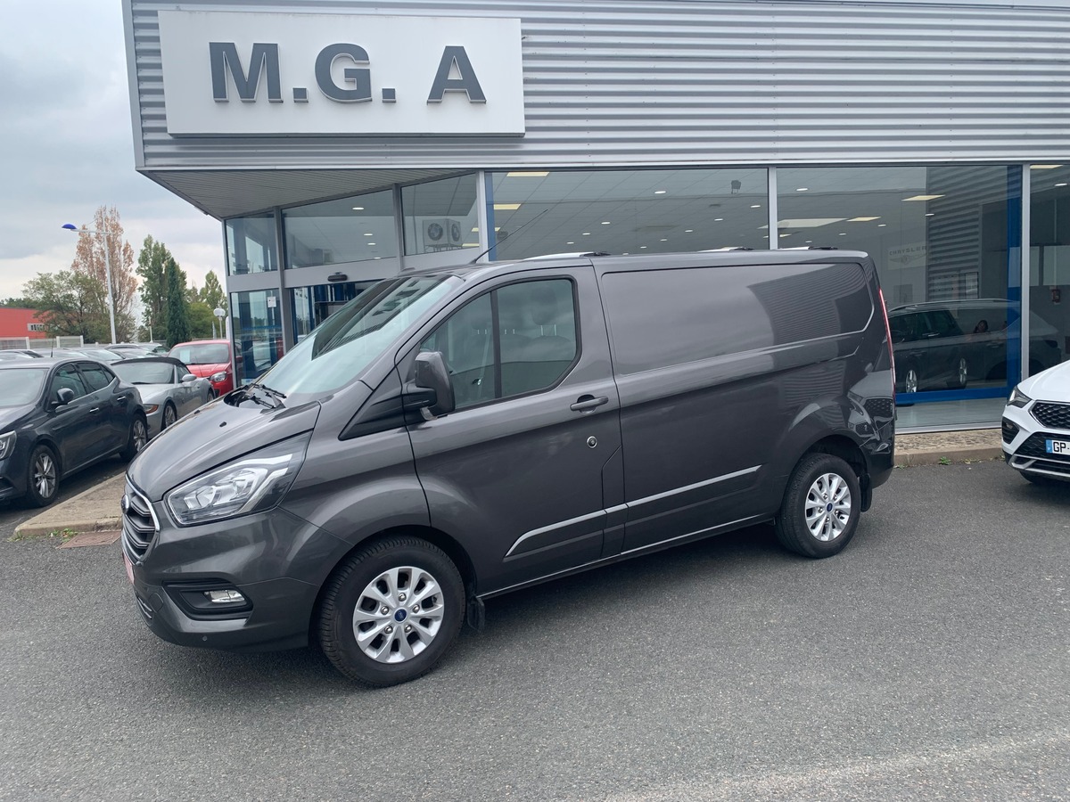 Ford TRANSIT CUSTOM 130 ch | L1H1 Trend Business | 3 Places | Caméra recul | Attelage | Roue secours