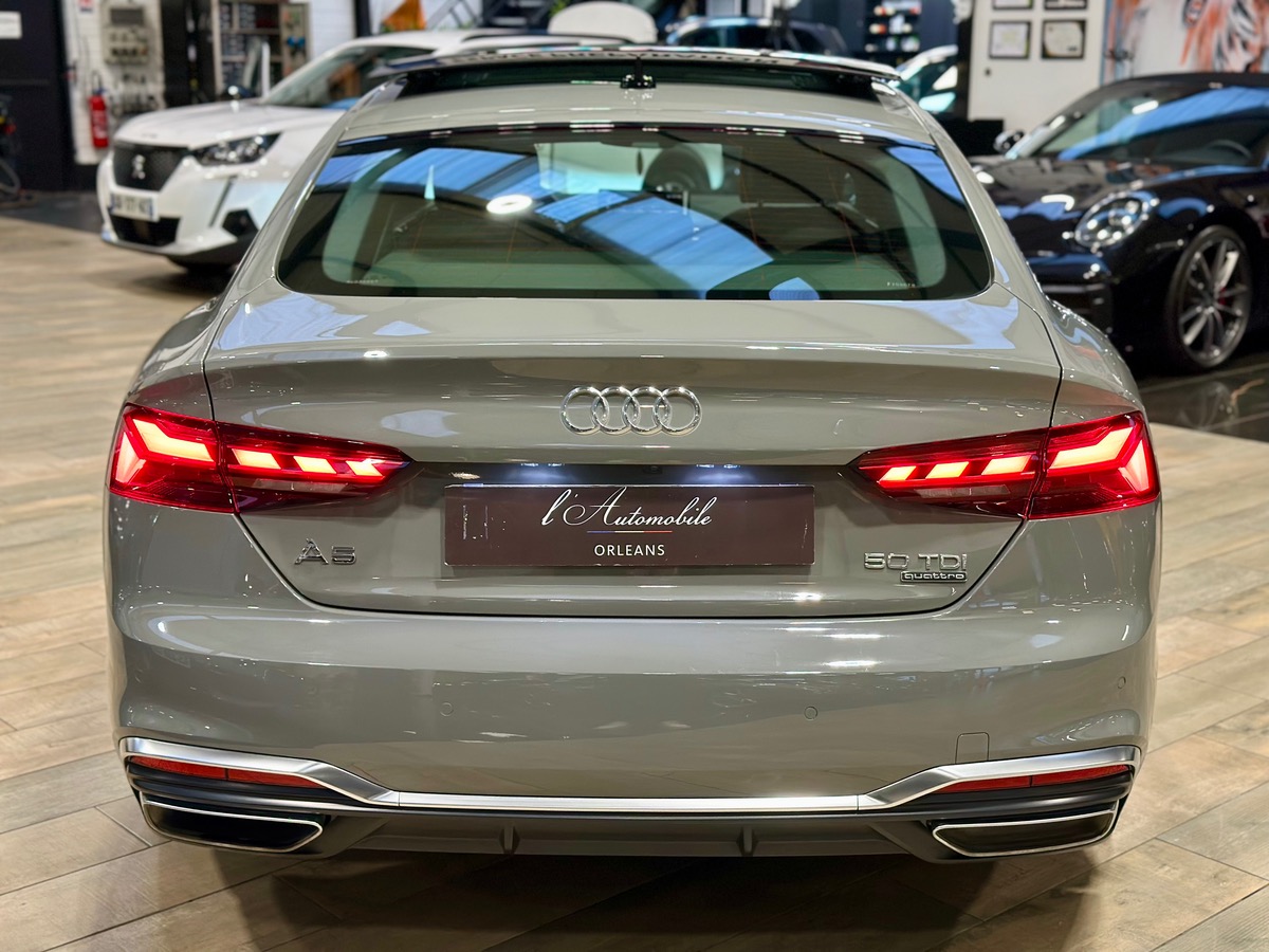 Audi A5 Sportback II (2) 50 TDI 286 S Line Quattro Tiptronic 8 1ère Main FR a