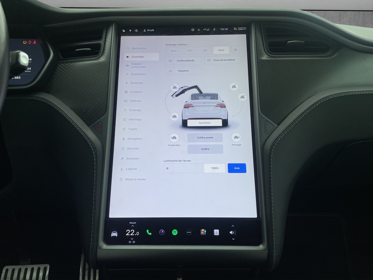 Tesla Model X P100D PERFOMANCE LUDICROUS 680CH a