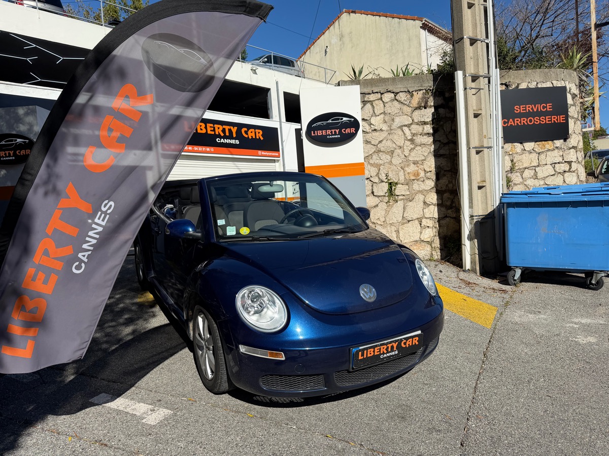 Volkswagen NEWBEETLE Cabriolet 1.6 102 CV Phase 3 / 1er Main / Clim / Jantes / KM Réel