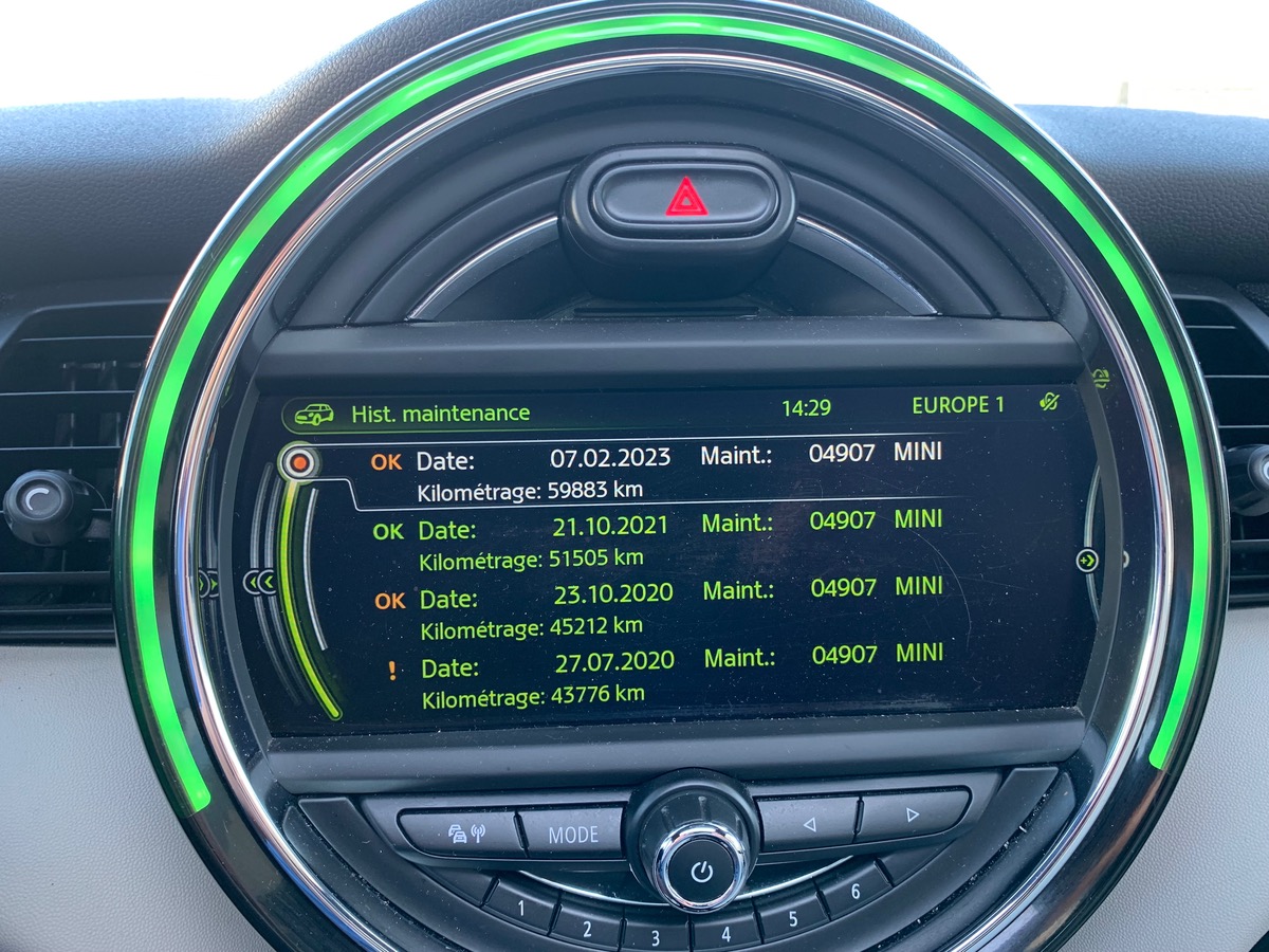 Mini Mini 5 Portes 170 ch | SD | Toit ouvrant Panoramique | Pack connected XL II | Pack city Zen II