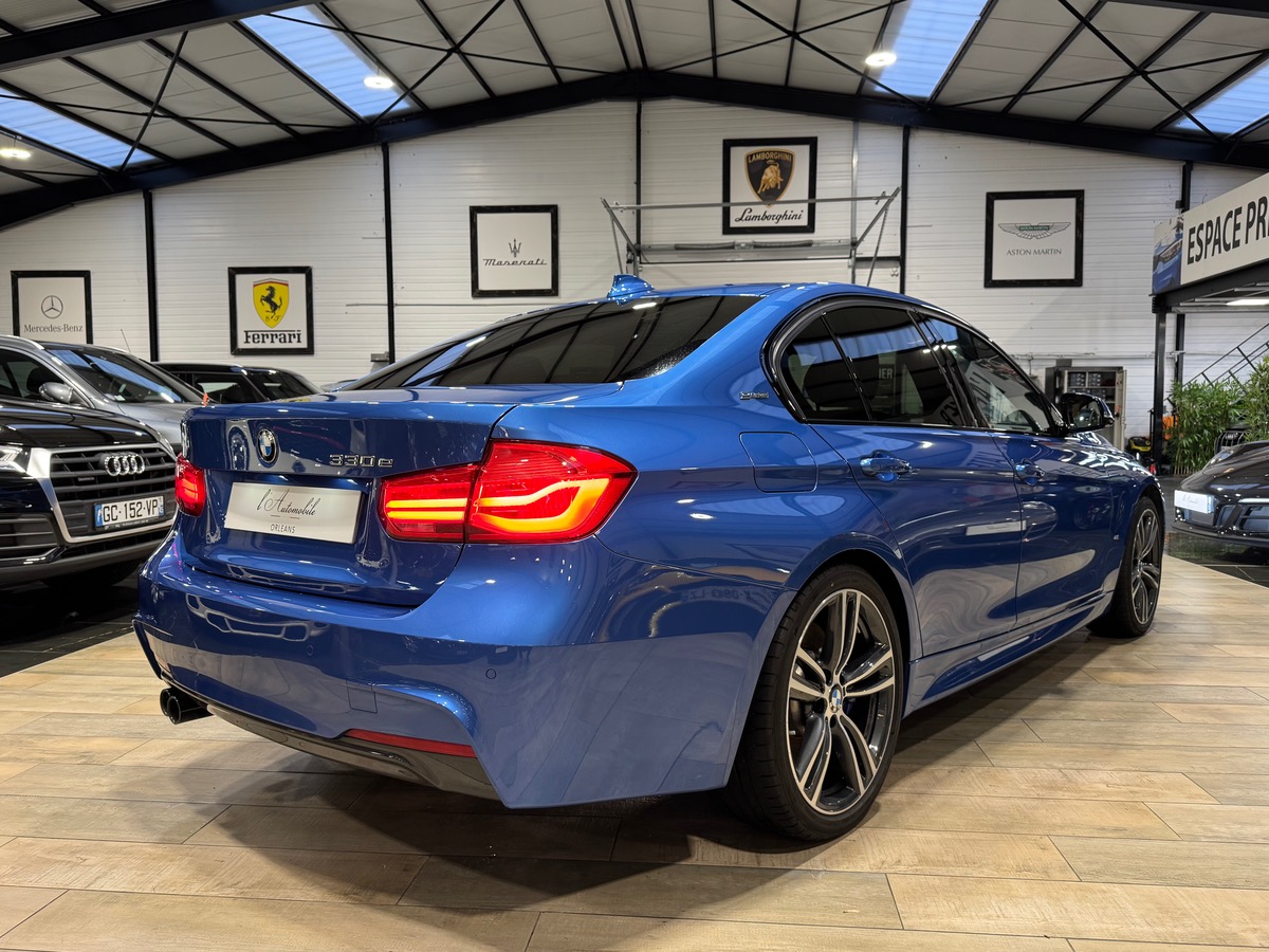 Bmw Série 3 330E IPERFORMANCE 252CV PACK M DKG8 1ER MAIN/UHD/CARPLAY/ALCANTARA ÉTRIER MPERFORMANCE M