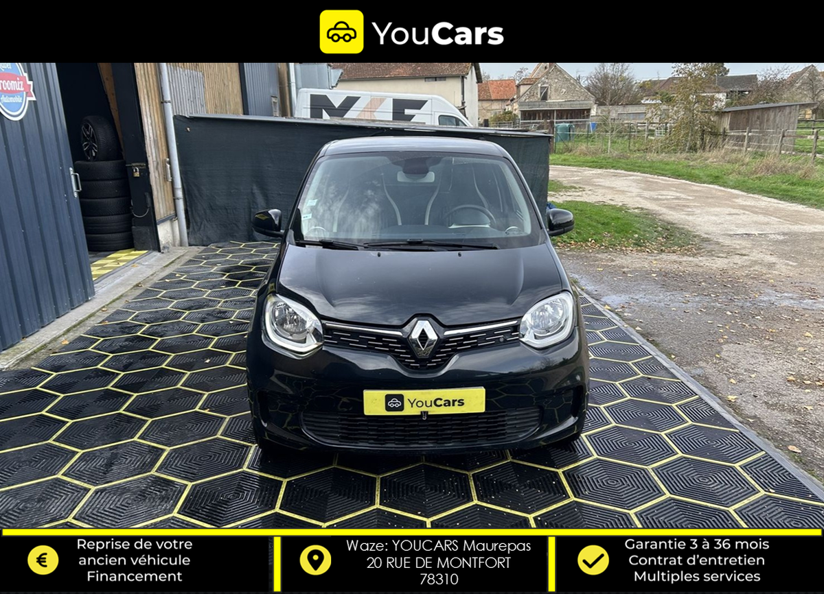 RENAULT Twingo INTENS Phase 2 1.0 SCe S&S 75 cv INTERIEUR SEMI CUIR - CARPLAY - RADAR DE RECUL