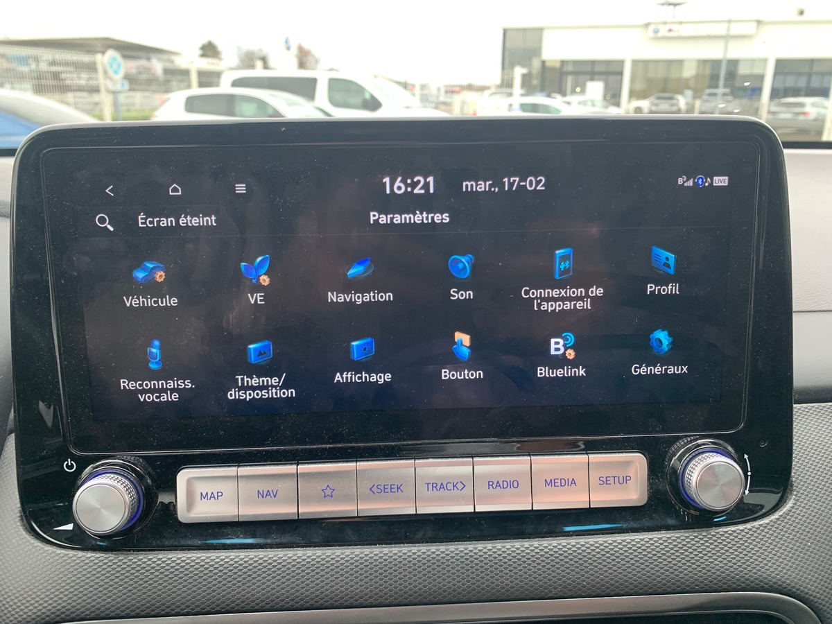 Hyundai Kona 136 | Creative | Caméra recul | Affichage tête haute | Assistance maintien trajectoire