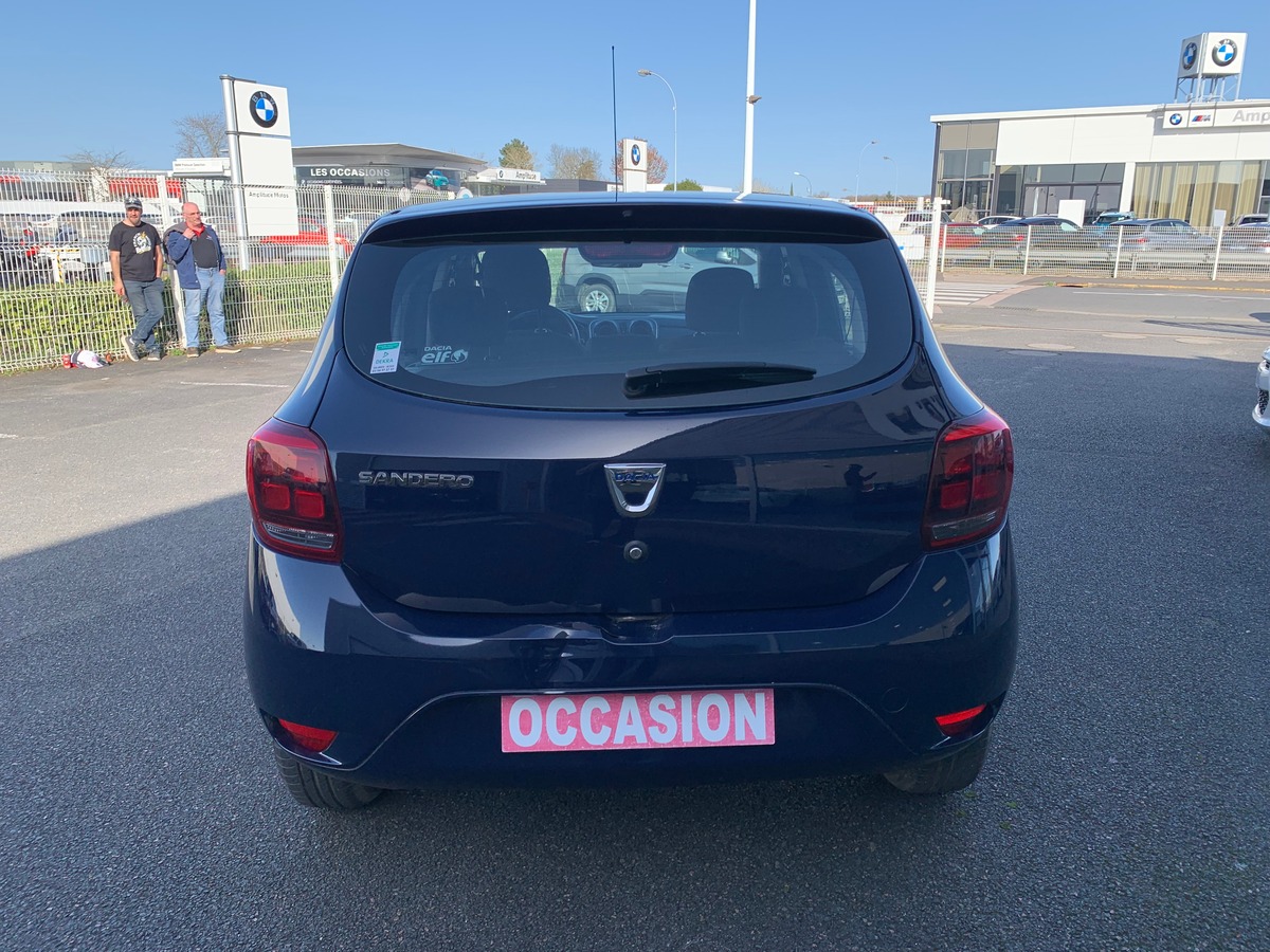 Dacia Sandero 75 ch | Régulateur limiteur de vitesse | Roue de secours galette + cric |  Bluetooth